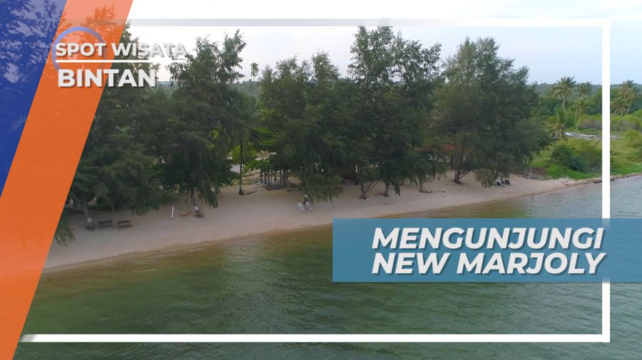 Mencoba Katamaran di Pantai New Marjoly Pulau Bintan