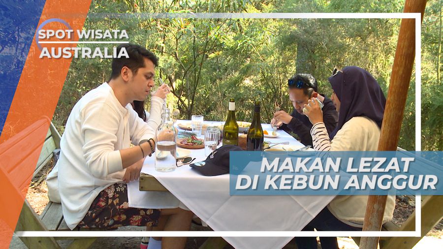 Makan Lezat di Kebun Anggur Montalto Australia