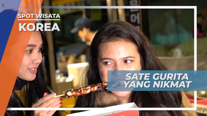 Sate Gurita yang Nikmat  ala Street Food Daegu di Seomun Market Korea Selatan