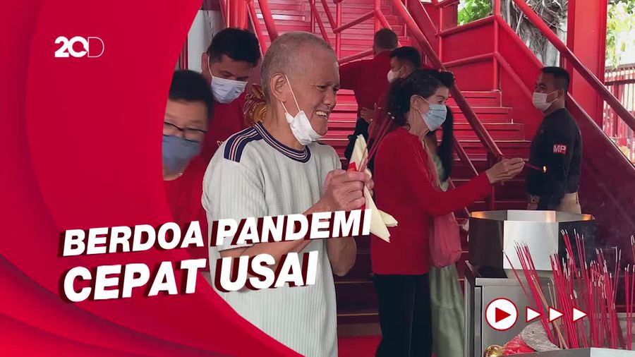 Rayakan Imlek Saat Pandemi, Ini Harapan Jemaat Wihara Dharma Bhakti