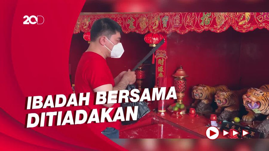 Suasana Perayaan Imlek di Wihara Dharma Bhakti