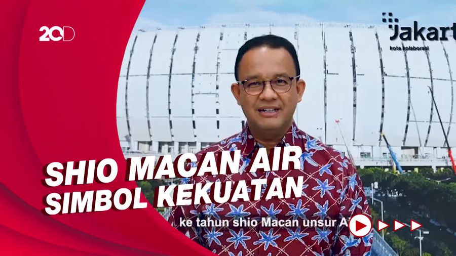 Anies Ucapkan Selamat Imlek 2022, Sebut Shio Macan Air Simbol Kekuatan