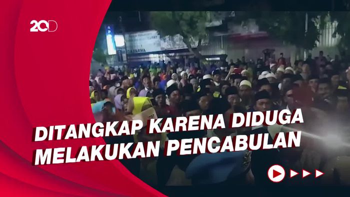 Warga Geruduk Polres Pamekasan, Menuntut Habib YS Dibebaskan