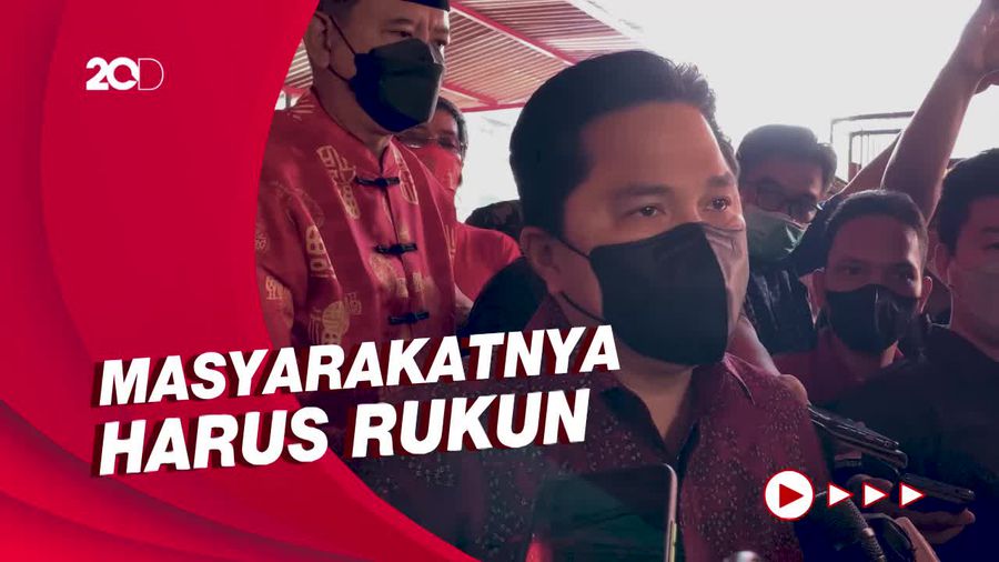 Erick Thohir di Imlek 2022: Ekonomi Terus Tumbuh
