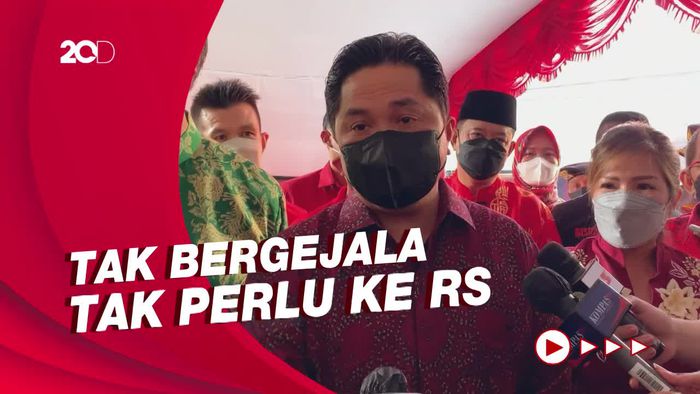 Kasus Covid-19 Meningkat, Erick Thohir: Masyarakat Tidak Boleh Panik