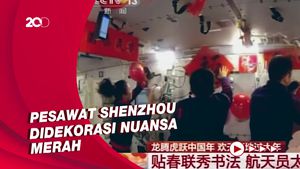 Astronaut China Rayakan Imlek Pertama di Luar Angkasa