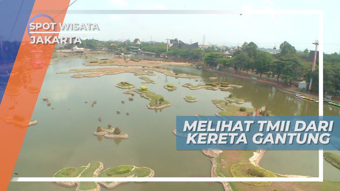 Melihat Keindahan TMII dari Atas Kereta Gantung, Jakarta