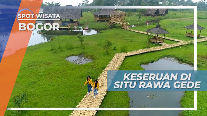 Mendayuh Perahu Bebek ditengah Keindahan Situ Rawa Gede, Bogor