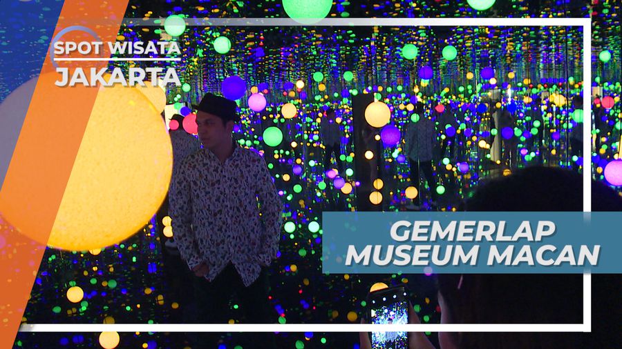 Museum Macan, Gemerlap Warna-warni Cantik Infinity Mirror Room, Jakarta