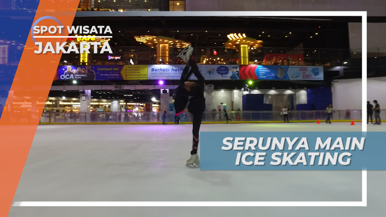 Ice Skating, Serunya Bermain Seluncuran di Atas Lantai Es, Jakarta