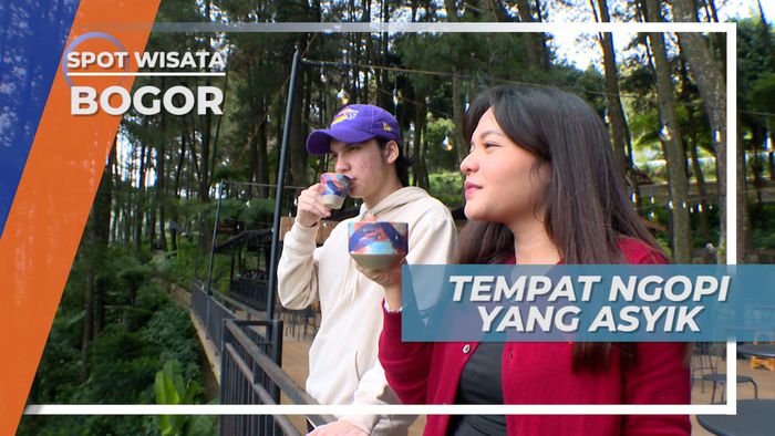 Ngopi di Alam di Bawah Rindangnya Hutan Pinus Pancawati Caringin Bogor