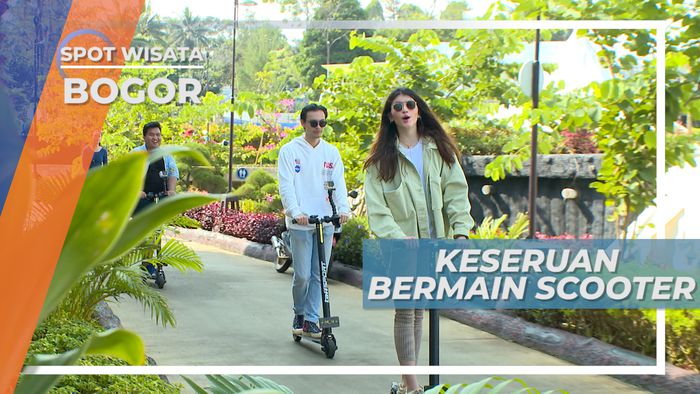 Menjelajah Kawasan Resort dengan Sekuter Mungil, Bogor