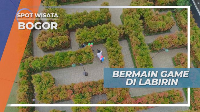 Bermain di Labirin Raksasa dengan Lingkungan Asri dan Sejuk, Bogor