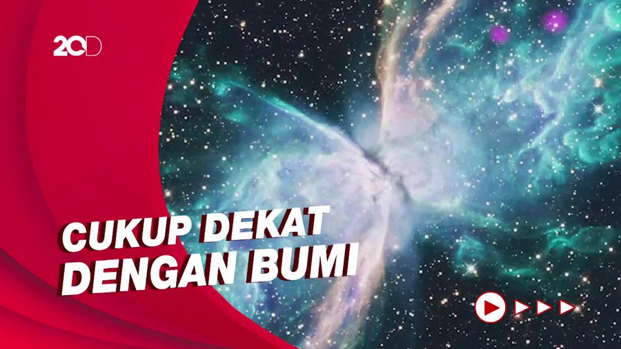 Cantiknya Nebula Kupu-kupu yang Tertangkap Teleskop Hubble