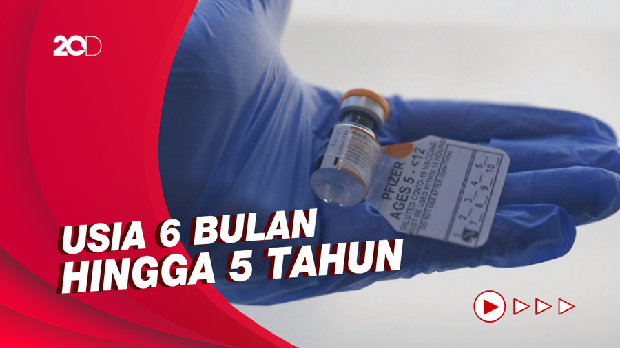 AS Desak Pfizer Ajukan Izin Penggunaan Vaksin Anak di Bawah 5 Tahun
