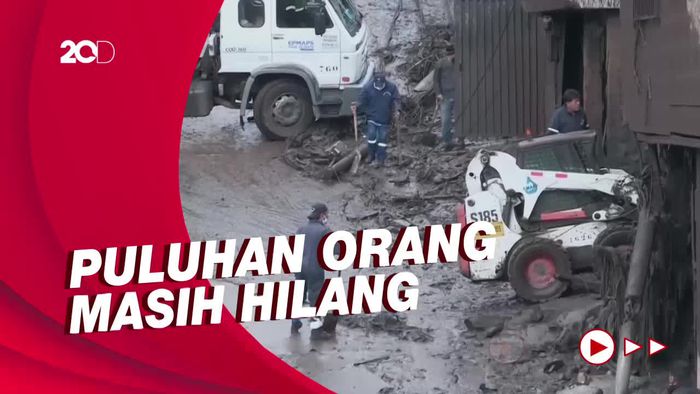 Korban Tewas Akibat Banjir dan Longsor di Ekuador Jadi 22 Orang