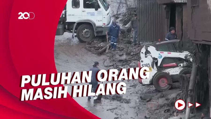 Korban Tewas Akibat Banjir dan Longsor di Ekuador Jadi 22 Orang