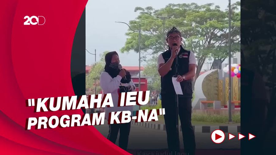 Ketemu Ibu Anak 9, Ridwan Kamil Tegur Bupati Kuningan soal Program KB