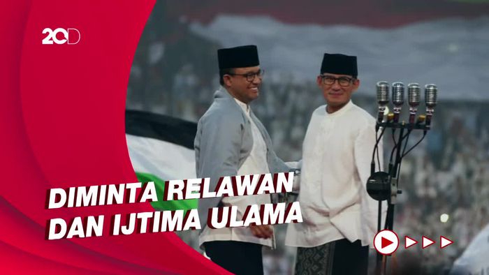 Kala Anies dan Sandiaga Didukung Jadi Capres 2024