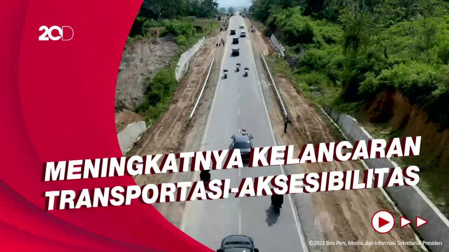 Jokowi Resmikan Jalan Bypass Balige Kab Toba Seharga Rp 176 M