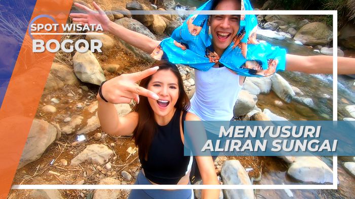 Menyusuri Sungai Menuju Curug Leuwi Hejo Bogor