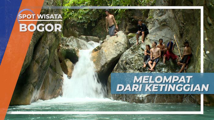 Berenang Menikmati Kejernihan Air di Curug Leuwi Hejo Bogor