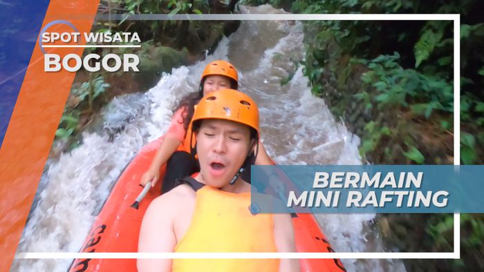 Mencoba Menaklukkan Liuk Sungai dan Jeram Curam, Bermain Mini Rafting Bogor