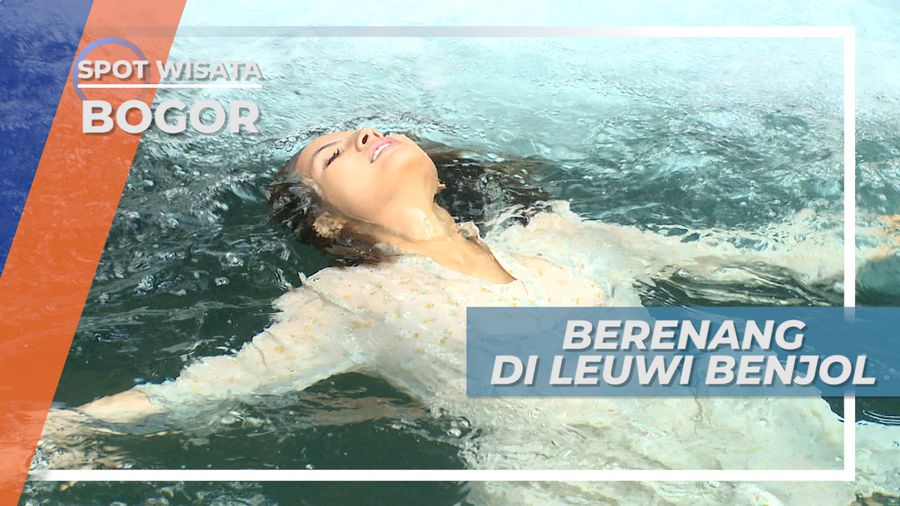 Berenang Menikmati Jernihnya Air di Leuwi Benjol Sentul Bogor