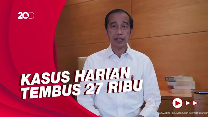 Jokowi: Kasus Corona Melonjak Cukup Tinggi, Namun Keterisian RS Terkendali