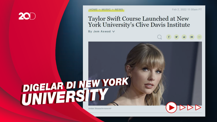 Mata Kuliah Tentang Taylor Swift, Beneran Ada?