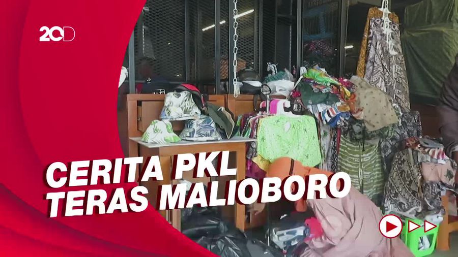 Pedagang Mulai Jualan di Teras Malioboro, Sehari Dapat RP 500 Ribu-RP 1 Juta