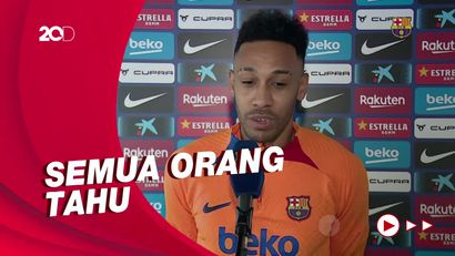 Aubameyang Bicara Dilatih Xavi: Luar Biasa!