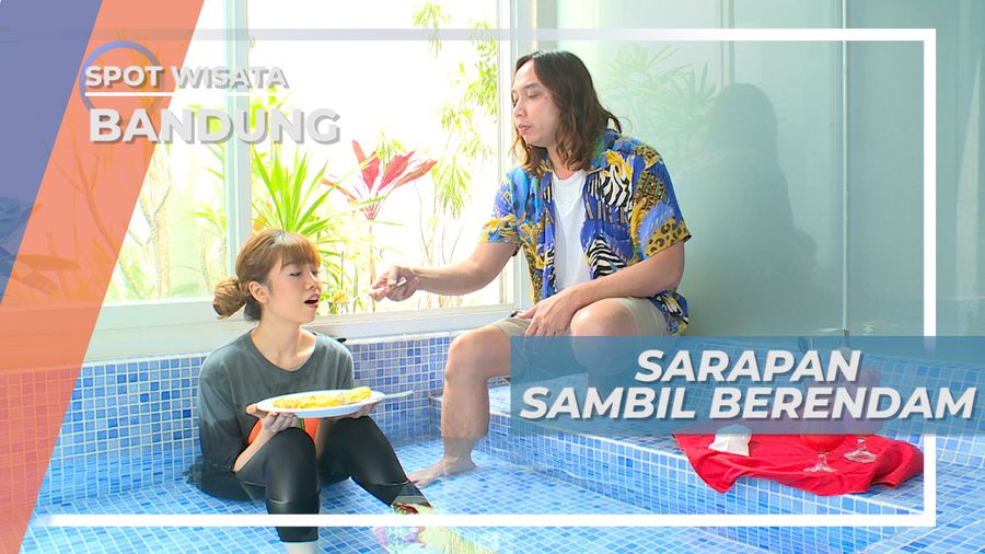 Sensasi Sarapan Pagi Sambil Berendam di Jacuzzi Hotel, Bandung