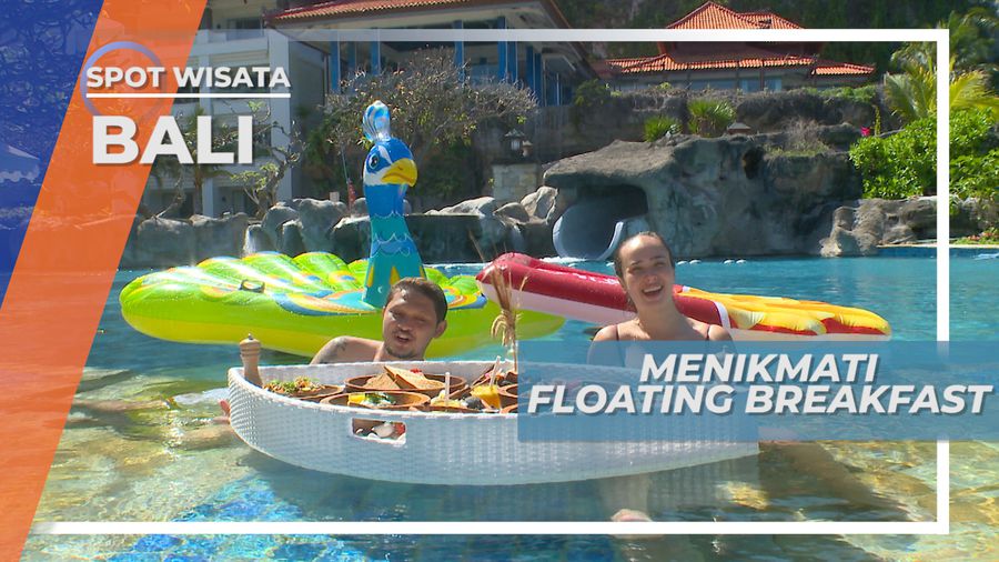 Floating Breakfast, Menikmati Lezatnya Menu Sarapan yang Super Duper Yummy, Bali
