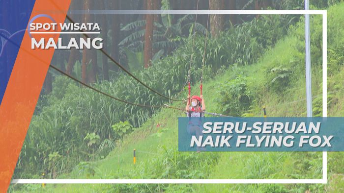 Meluncur Deras di Seutas Tali dengan Flying Fox, Malang