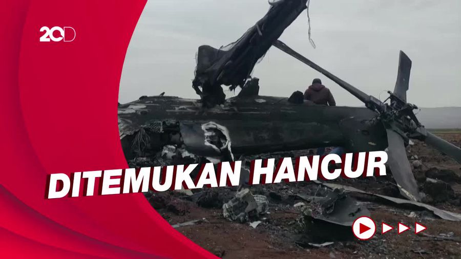 Helikopter Militer AS Jatuh di Suriah