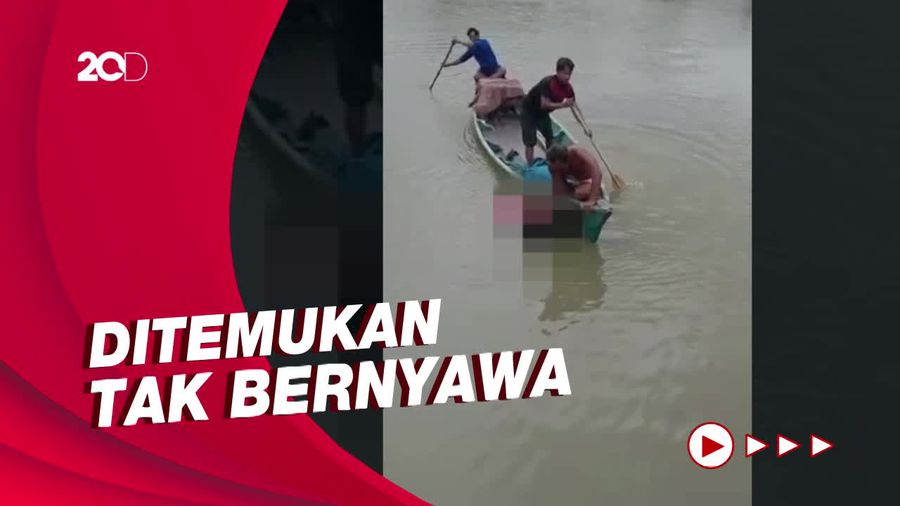 Detik-detik Ditemukannya Wanita yang Kejeblos dari Toilet di Kali Ciliwung