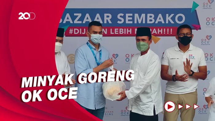 Singgung Minyak Goreng Mahal-Langka, Sandiaga Pamer Program OK OCE