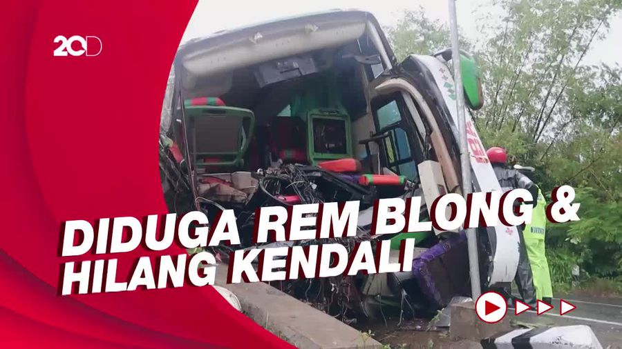Bus Pariwisata Tabrak Tebing di Bantul, 4 Orang Tewas!