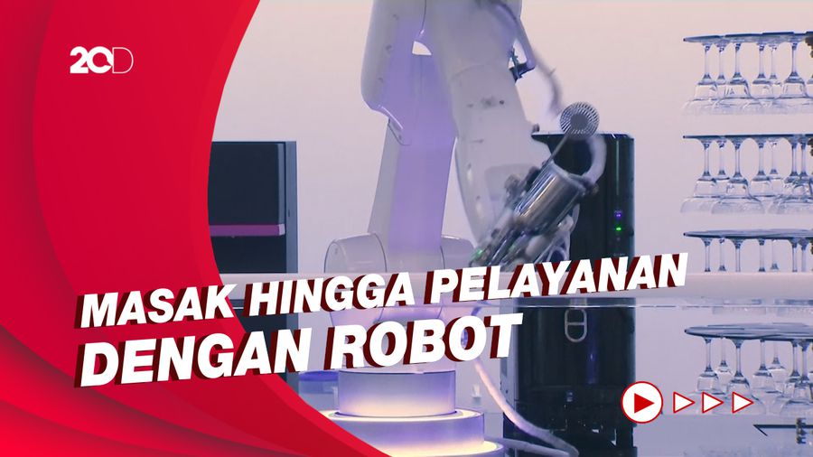 Unik! Kafetaria Olimpiade Beijing 2022 Gunakan Robot