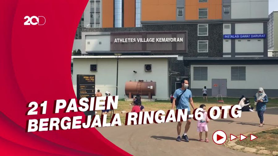 RSDC Wisma Atlet Rawat 1.332 Pasien Omicron, 1.305 Sudah Sembuh