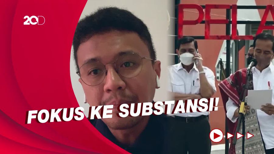 Luhut Teleponan Saat Jokowi Pidato, Faldo: Membantu Tugas Presiden
