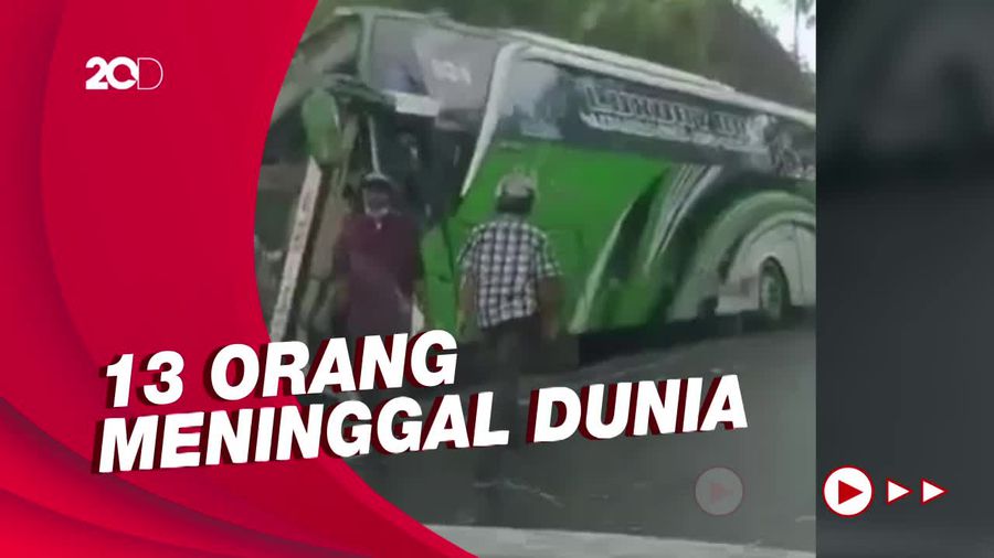 Bus Tabrak Tebing di Bantul, Wisata Berujung Maut