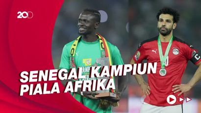 Piala Afrika 2021: Mane Senyum, Salah Murung