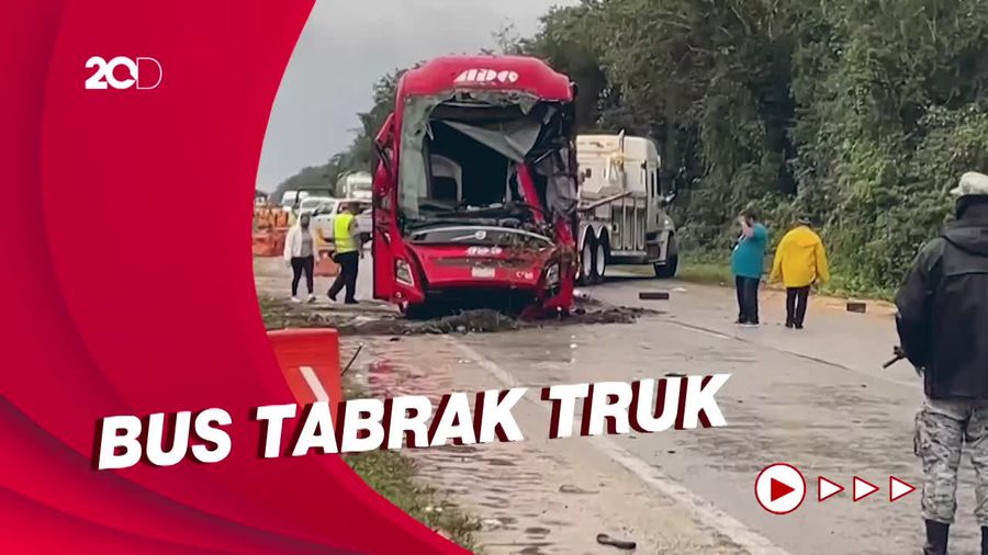 8 Tewas dan 15 Luka-luka akibat Kecelakaan Bus di Meksiko