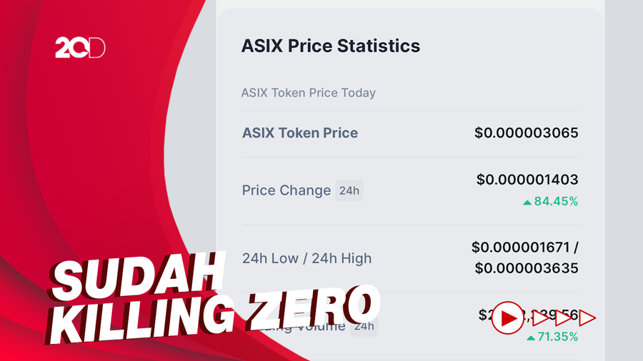 Mengintip Pencapaian Token ASIX Usai Sepekan Dirilis ke Publik