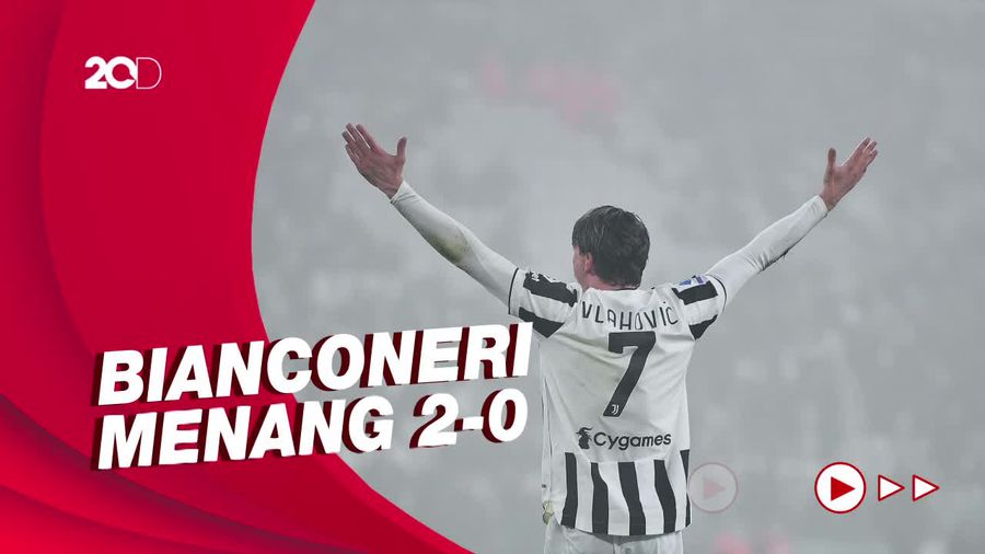 Momen Debut Manis Dusan Vlahovic di Juventus