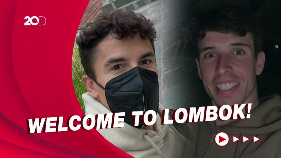 Potret Selfie Pertama Alex dan Marc Marquez di Lombok Curi Perhatian