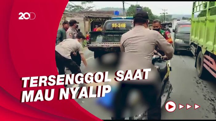 Hendak Nyalip, Pemotor Wanita Tewas Terlindas Truk di Parungkuda