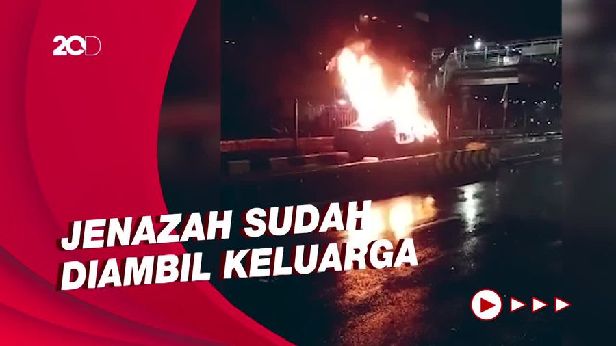 Anak Gubernur Kaltara Jadi Korban Kecelakaan Sedan Terbakar di Senen